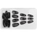 Press On Nails Coffin Press On False Nail Tips Black False Nails Artificial Nails Fake Solid Color Solid Color Fake Nails Ballerina Nail Art Tips Sets - Buy Online on GoSupps.com
