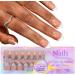 AJTUTUS Natural and Stylish French Manicure Tips with Different Sizes Art Tools and Accessories - Buy Online on GoSupps.com