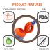 4 Pack Premium Silicone Sealing Gaskets for Gatorade GX Water Bottle - Replacement Seal Compatible with GX Hydration System - 30oz Pods Replacement Part - Buy Online on GoSupps.com