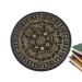 Pendulum board carved blackboard carve metaphysical news board round witch star board made of wood as a rod for a witch gift feces