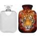 YOUJUNER Fire Tiger Hot Water Bottle - Large 2L Bed Warmer for Soothing Relief | International Shipping Available - Buy Online on GoSupps.com