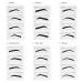 Frcolor 10pcs Eyebrow Stencils - Adhesive Brow Shaping Stickers for DIY Grooming | Makeup Beauty Tools - Buy Online on GoSupps.com