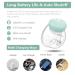 Portable Electric Milk Pump - Double-Handed Rechargeable Noise-Free 3 Modes & 30 Levels - 2-Pack Green - Buy Online on GoSupps.com