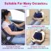 Hysterectomy Pillow for Post Surgery Recovery - C Section, Mastectomy, Tummy Tuck - Seatbelt Pillow with Pocket for Abdominal Support - Buy Online on GoSupps.com