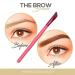 Multi-Function Professional Square Angled Eyebrow Brush - Ultra Thin Eyeliner Makeup Brush - Buy Online on GoSupps.com