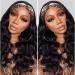 FAERYLE Synthetic Headband Wig, 22" Natural Color Headband Wigs for Black Women - Long Wavy Wig with Headband 22 Inch (Pack of 1) NC