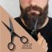 Ontaki Professional Beard Shears - German Steel Mustache Scissors (12.7 cm) with Carrying Bag | Hand-Forged Precision Facial Hair Tools for Men - Buy Online on GoSupps.com