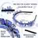 IYOU Sparkly Crystal Headbands Navy Blue Rhinestone Hair Band Vintage Party Prom Hair Accessories for Women - Buy Online on GoSupps.com