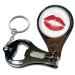BadgeBeast.co.uk Lips - Key Ring Bottle Opener and Nail Clipper