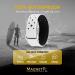 Magnetrx Ultra Strong Sport Magnetic Bracelet - Waterproof Silicone for Pain Relief Energy & Balance - Unisex White X-Large - Buy Online on GoSupps.com