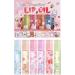OKENTEN Fruity lip gloss fruit flavor moisturizing lipsticks transparent colorless lip lotion rolling ball lip oil liquid lipstick for plumper moisturized lips 6 pieces 6 pieces - Buy Online on GoSupps.com