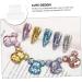 SOESFOUFU 3 Manicure Tools Transparent Nail Color Displaying Tool Cute Nail Color Displaying Tool Nail Art Tool Nail Tools Cute Nail Color Display Tool Bow Tie Polishing Plate - Buy Online on GoSupps.com