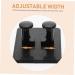 Cabilock 24-Piece Wall-Mounted Razor Holder - Waterproof Hooks & ABS Glue - Black & White Bath Organization - Buy Online on GoSupps.com