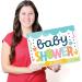 Colorful Baby Shower Coloring Sheets - Set of 16 | Gender Neutral Party Activity Placemats - Buy Online on GoSupps.com