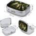 Portable Decorative Pill Box - Tree Forest Nature Print 2 Compartment Medicine Organizer for Pocket & Purse - Buy Online on GoSupps.com