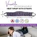 Heating Pad for Neck & Shoulders - Microwavable Pain Relief Wrap with Handles | Reusable Moist Heat Rice Bag for Neck Pain, Muscle Aches & Joints | Warmer Grey Denim Design - Buy Online on GoSupps.com