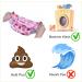 Codkkre Reusable Swimming Diapers for Baby Girls | Adjustable 3-Pack (0-3 Years) - Fish Beach & Wal Designs - Buy Online on GoSupps.com