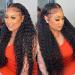 Amanda 13x6 Deep Wave Lace Front Wig 26 Inch - Natural Hairline, Pre Plucked, 180% Density - HD Deep Wave Human Hair Wig for Women - Buy Online on GoSupps.com