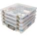 ArtBin 9007AB Super Satchel with Removable Dividers  Portable Art & Craft Organizer with Handle   1  Plastic Storage Case  Clear 1 Pack Removable Dividers - Buy Online on GoSupps.com