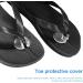 Kgduyc Silicone Toe Protection Flip Flops - 2 Pairs Gel Sandals for Men & Women | Clear Comfort & Support - Buy Online on GoSupps.com