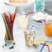 500 Count 7.75 Flexible Disposable Plastic Drinking Straws - Assorted Colors - Buy Online on GoSupps.com