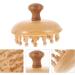 Beavorty Wooden Mushroom Shape Massage Comb - Scalp Massager Hairbrush for Wet & Dry Hair | Gua Sha Tool for Hair Care - Buy Online on GoSupps.com