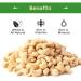 Sincerely Nuts Raw Whole Unsalted Cashews 2lb Bag - Protein & Vitamin Rich Healthy Snack | Keto and Paleo Friendly Vegan Option - Buy Online on GoSupps.com