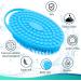 Linkidea Exfoliating Silicone Body Scrubber 4 Pack - Bath Brush for Shower Spa Massage - Skin Care Tool for Kids, Women, Men - Blue Pink - Buy Online on GoSupps.com