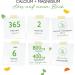 Calcium 800 mg + Magnesium 400 mg - Vegan Complex 365 Tablets (6-Month Supply) - High Dose 2:1 Ratio - Laboratory Tested - Buy Online on GoSupps.com