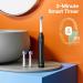 Buy Electric Toothbrush for Adults & Kids - Rotating with 8 Brush Heads 60 Days Battery Life 5 Modes - Black Daily Use - Buy Online on GoSupps.com