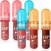  JPSDOWS Lip Tint | 5 ml x 6 Bottles of Tinted Lipstick | Shapely Effect Volume Non-Sticky Nourishing Makeup Women Active - Buy Online on GoSupps.com