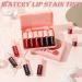 Shop 6 Colors Lip Tint Stain Mini Liquid Lipstick | Korean Moisturizing Velvet Lip Tint & Waterproof Longwear Blush - Vivid Strawberry Shades - Buy Online on GoSupps.com