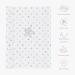 Baby Waterproof Changing Mat 80x50 cm | Fits 140x70 cm Cot Bed | Unisex Wedge Anti Roll | Raised Edges | Stars Grey - Buy Online on GoSupps.com