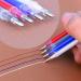4pc Heat Erasable Pens with 20 Refills for Sewing, Quilting & Dressmaking - Blue Cap Tailor's Chalk Pen - Buy Online on GoSupps.com