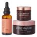 Josie Maran Head-to-Toe Hydration Kit - Whipped Argan Oil Body Butter Whipped Argan Oil Face Butter & Pure Argan Oil - Hydrating Skincare Set for Soft Smooth Skin - Face & Bodycare Set (11.4 Ounces)