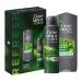 Dove Men+Care Refresh Extra Fresh 3-in-1 Hair Face & Body Wash and Advanced 72H Protection Antiperspirant 2 Pieces Ready to Give Gift Set for Him