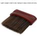 Neck Hair Sweeping Brush Light Weight Beech Handle Barber Neck Duster Brush Flat Compact Dark Brown for Home for Salon - Buy Online on GoSupps.com