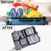 Shop Billybath Suitcase Organizer Set - 8-Piece Packing Cubes Clothes Bag & Shoe Bag for Travel - Perfect Gray Travel Organization - Buy Online on GoSupps.com