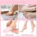 2Pairs Silicone Pedicure Socks Moisturizing Socks for Women Three Colors Silicone Socks for Dry Cracked Feet Women Kit for Dry Cracked Feet Foot Spa Foot Care for Women Cracked Heels - Buy Online on GoSupps.com