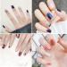 WEILUSI 3D Nail Art Steel Studs Summer Metal Charms - Ocean Mix Shapes Gold Studs for Women DIY Manicure Decor 1Box - Buy Online on GoSupps.com