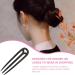 minkissy Ebony 3 Prong Hair Fork - U Shaped Hair Sticks Vintage Hairpin Hair Forks for Long Hair Wood Hair Clips Wood Hair Forks for Women Girls - Buy Online on GoSupps.com