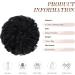 FESHFEN Messy Bun Hair Piece Scrunchie - Synthetic Wavy Curly Chignon Ponytail Extension in Jet Black - 38g - for Women, Girls, Kids - Buy Online on GoSupps.com