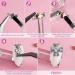 30 Pieces Spinning Nail Charms - Rotating 3D Nail Rings Jewelry for Women and Girls - Gold Nail Art Tools - Buy Online on GoSupps.com