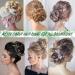 Messy Hair Scrunchies for Women - Auburn & Blonde Ponytail Extensions 35g - Buy Online on GoSupps.com