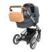 L SSIG Baby Stroller Organizer Shoulder Bag - Casual Buggy Organizer with Stroller Attachment in Camel Brown | International Shipping Available - Buy Online on GoSupps.com