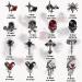 Halloween Nail Charms 32 Pcs 3D Star Moon Heart Cross Skull Spider Rhinestones - Black Nail Jewelry for DIY Nail Art - Buy Online on GoSupps.com