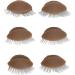 Vivid Half Face Makeup Head with 3 Pairs Removable Eyelids for Lash Extensions Practice Compact Lightweight Suitable for Display (Brown Sunflower) - Buy Online on GoSupps.com