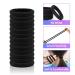 Buy Sularpek 20-Pack Black Hair Ties - 8mm Strong Stretch Cotton Rubber Bands for Girls & Women Perfect Ponytail Holders - Buy Online on GoSupps.com