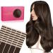 If Salife Tape Extensions Real Hair 40Pcs 80g 30cm 12 inch chocolate brown hair extension real hair extensions invisible tape in extensions real hair hair extensions silky straight skin weft tape in 30cm-80g #4 chocolate brown