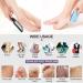 Professional Foot File Set - Portable Foot File with 4 Pack 2-in-1 Foot Pumices | Rust-Resistant Foot Scrubber for Rough Dead Skin Removal | Durable Foot Pedicure Kit for Callus & Wet/Dry Feet - Buy Online on GoSupps.com